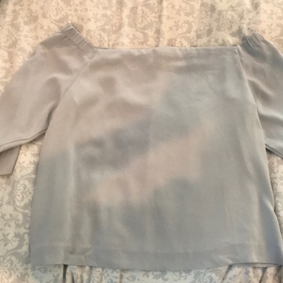 Chico’s black label off the shoulder top - Picture 2 of 3